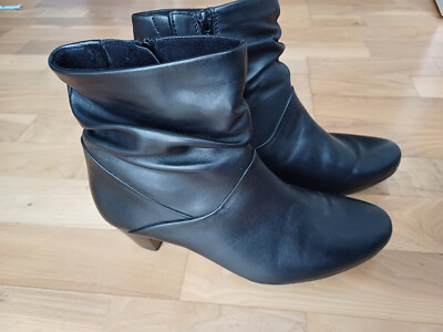 Schwarze Stiefeletten von Garbor kaum getragen Gr. 5