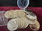 20 Coin Roll 1958 Franklin Half Dollar Proofs Brilliant SILVER PROOF