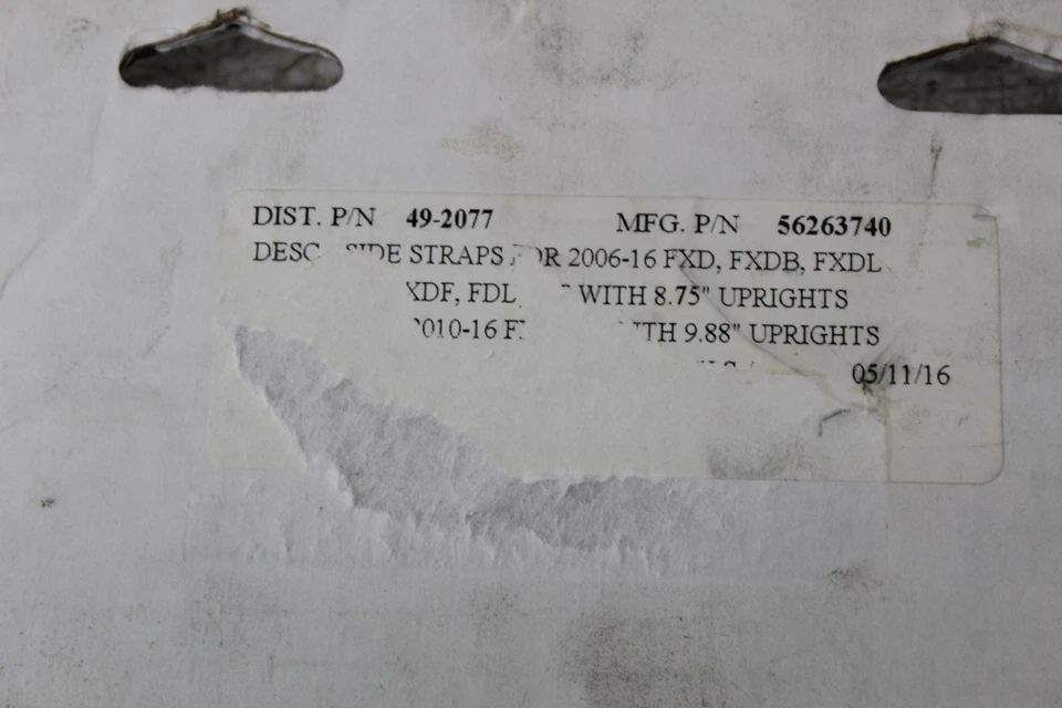 06-13 JUEGO DE PLACAS DE CUBIERTA LATERAL IZQUIERDO DERECHO HARLEY-DAVIDSON DYNA SUPER GLIDE FXD Foto 3 de 4