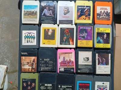 Lot Of 20 / 8 Track Tapes Queen Hendrix Donovan Mayall
