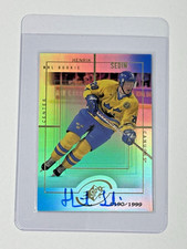 Upper Deck 1999-00 SPx Auto Rookie 165 Henrik Sedin /1999