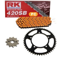 Kettensatz Aprilia Rs 50 Extrema Replica 99-03 Kette Rk Pc 420 Sb 122 Offen