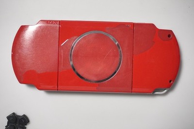Sony PSP 3000 Black Red color used OEM shell only | eBay
