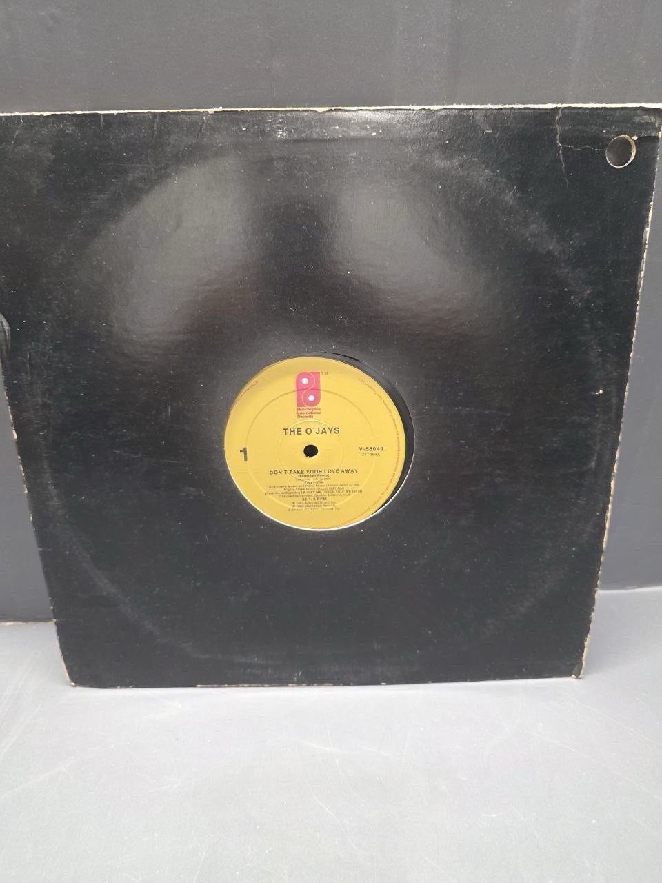 The O’Jays – Don’t Take Your Love Away 12” Vinyl 1987 Philly Soul Extended Mix
