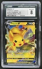 2020 Pokemon SWSH Vivid Voltage Pikachu Promos #043/185 CGC 8