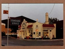 Standard Service Red Crown Mini Museum Lafayette IN UNP Continental Postcard