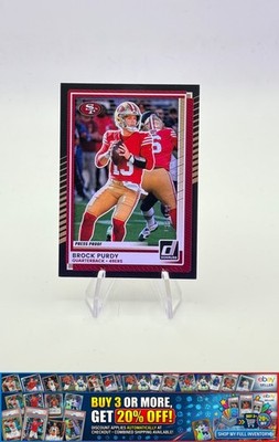 2025 Donruss Brock Purdy #46 Press Proofs Silver San Francisco 49ers #/199 SP