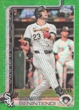 Andrew Benintendi 2025 Topps Chrome Logofractor Green Refractors #197 #/99