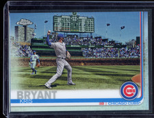 Kris Bryant 2019 Topps Chrome Refractor Throwing Image Variation SP #25