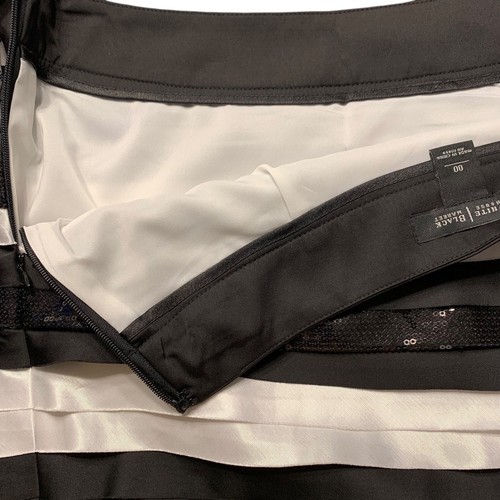 WHBM Rock Damen Gr. 00 Pailletten Lagenlook Etui Midi Länge Seitenreißverschluss gefüttert - Bild 4 von 7