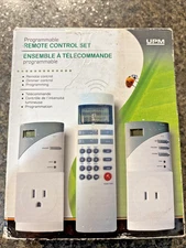 Upm Programmable Remote Control Set Dimmer Group Random Receiver -OPEN BOX