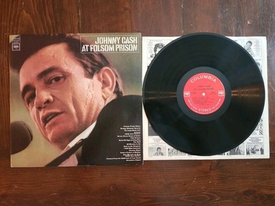 JOHNNY CASH AT FOLSOM PRISON LP Record CS 9639 COLUMBIA STEREO 1968 VG++/VG++