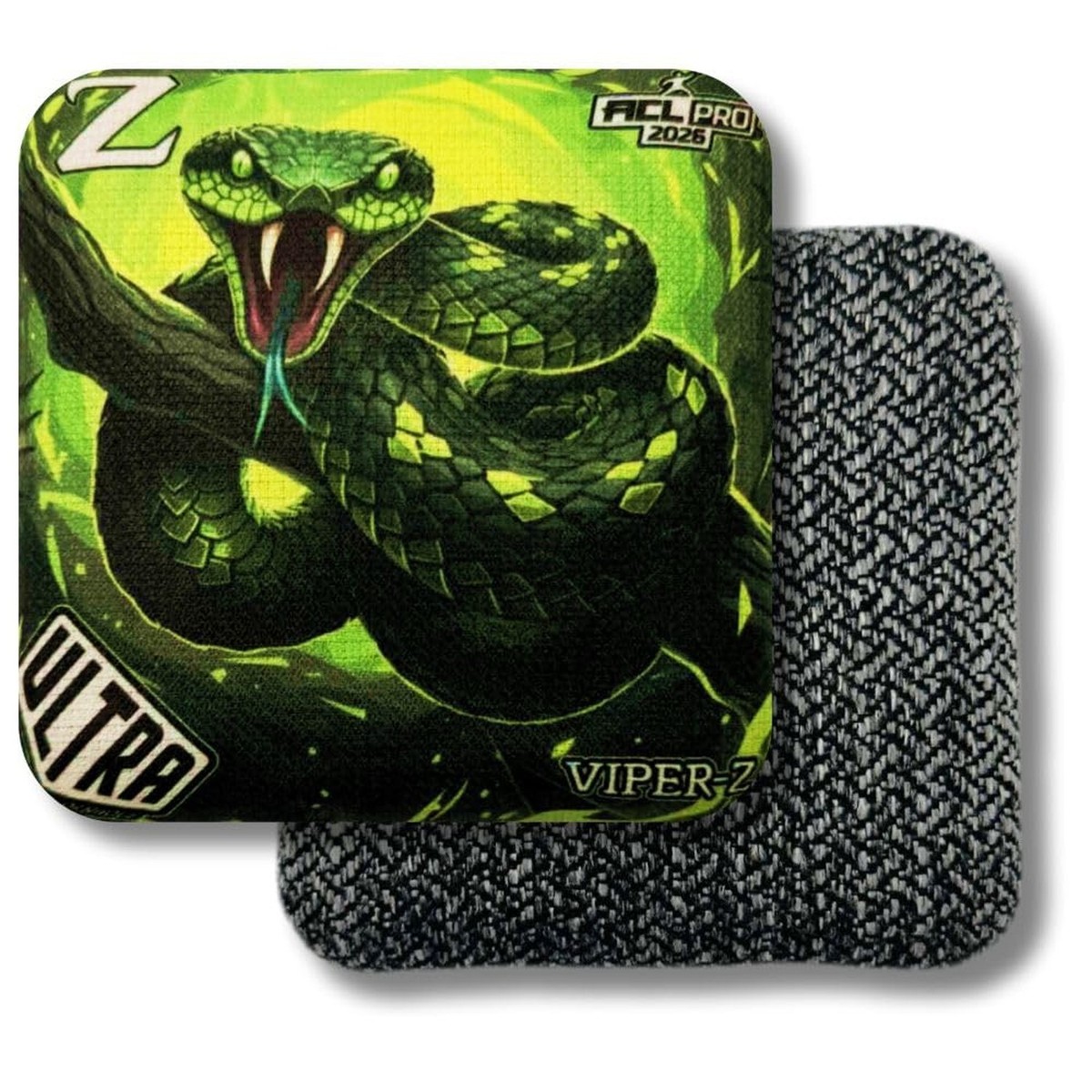 Bags Viper-Z Cornhole Bag Set - ACL Approved Green Tree Snake | eBay