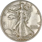 1929-D Walking Liberty Half - Damaged
