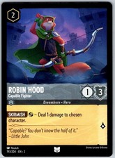 Robin Hood - Capable Fighter 193/204 Uncommon Rise of the Floodborn NM Lorcana D