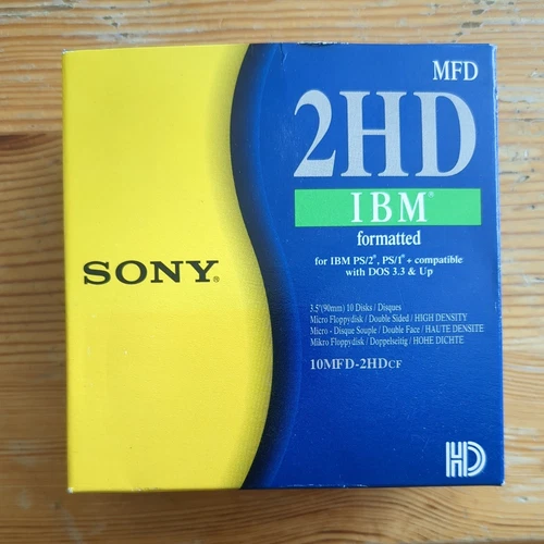 7x Sony 2HD Floppy Disks IBM formatted 1.44MB 3.5" | 7 Disketten |