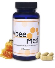 AbeeMed Bee Venom Capsules Natural Apitoxin Supplement w/Manuka Honey 60Capsules