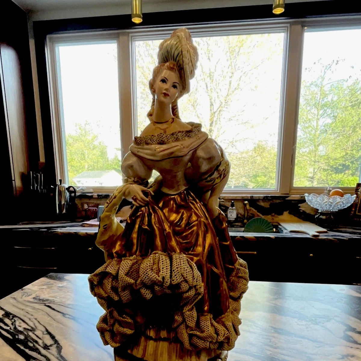Victorian Woman Figurine In Occupied Japan Collectibles for sale