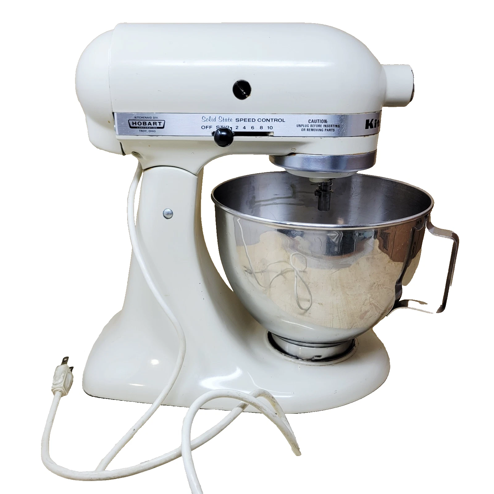 VINTAGE Hobart KitchenAid Model K45SS Stand Mixer Cream Color with Bowl TESTED
Opens in a new window