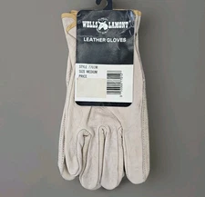 Vtg NOS Wells Lamont Leather Gloves Style 7701M Size Medium NEW WITH TAGS