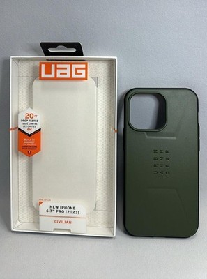 URBAN ARMOR GEAR UAG Designed für iPhone 14 Pro Hülle Grün Oliv 6.7 Civilian