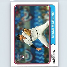 2023 Topps Heritage High Number - Jeff Lindgren #582 (RC) - Miami Marlins