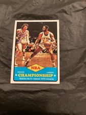 1973-74 Topps BSKB - #68 NBA Championship/W. Frazier EX/EX+