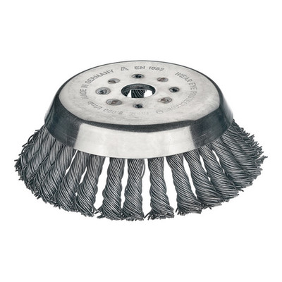 LESSMANN Kegelbürste Drahtbürste Motorsensen Unkraut Stein 155mm 0 5mm 20mm