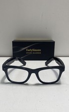 EarlySincere Smart Glasses Bluetooth Audio Wireless Wearable Tech Black