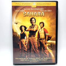 Sahara DVD, 2005, Full Screen - SHIPS FREE WITH TRACKING 
