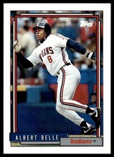 1992 Topps Albert Belle Cleveland Indians #785 23888