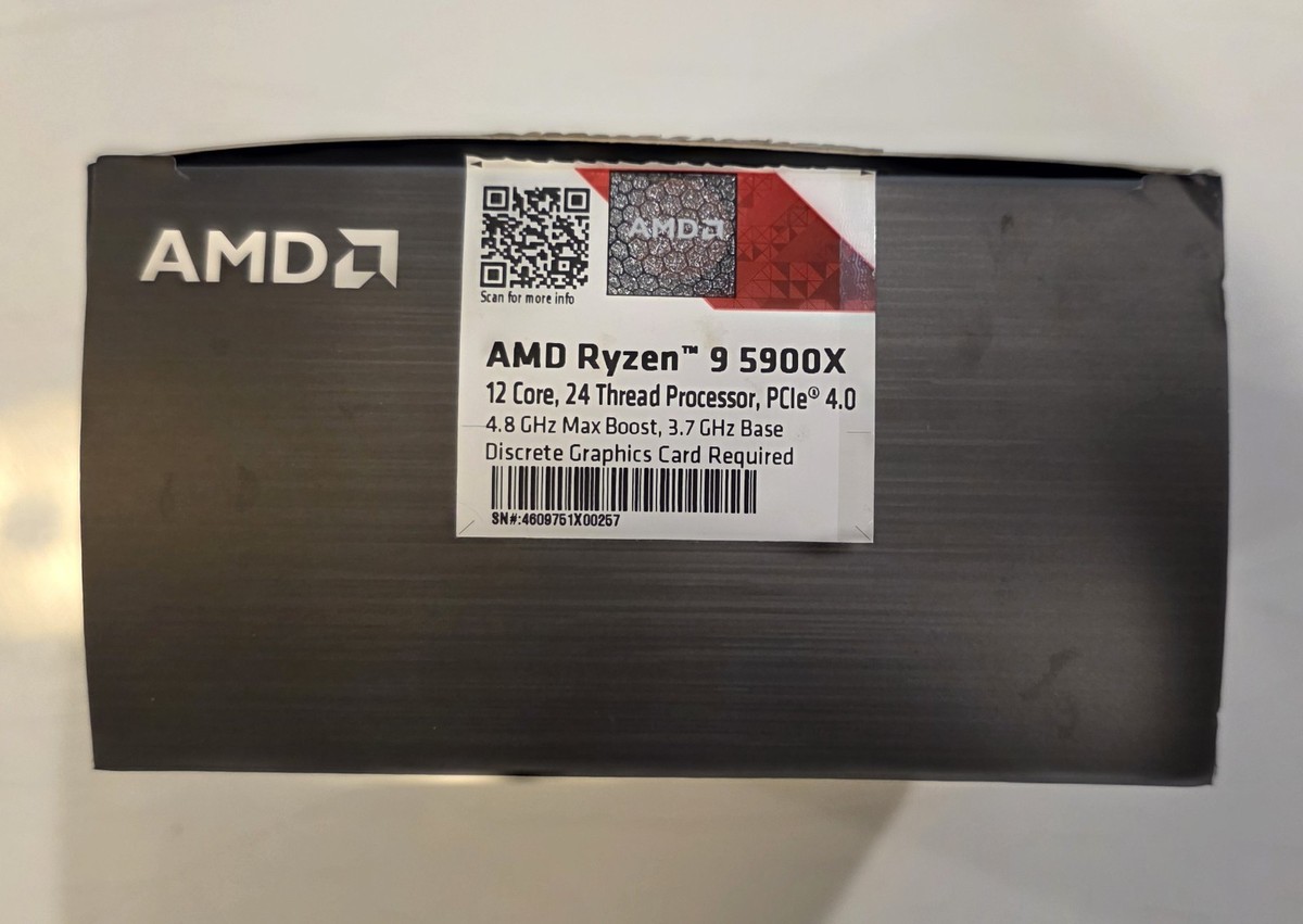 AMD Ryzen 9 5900X Desktop Processor (4.8GHz, 12 Cores, Socket AM4