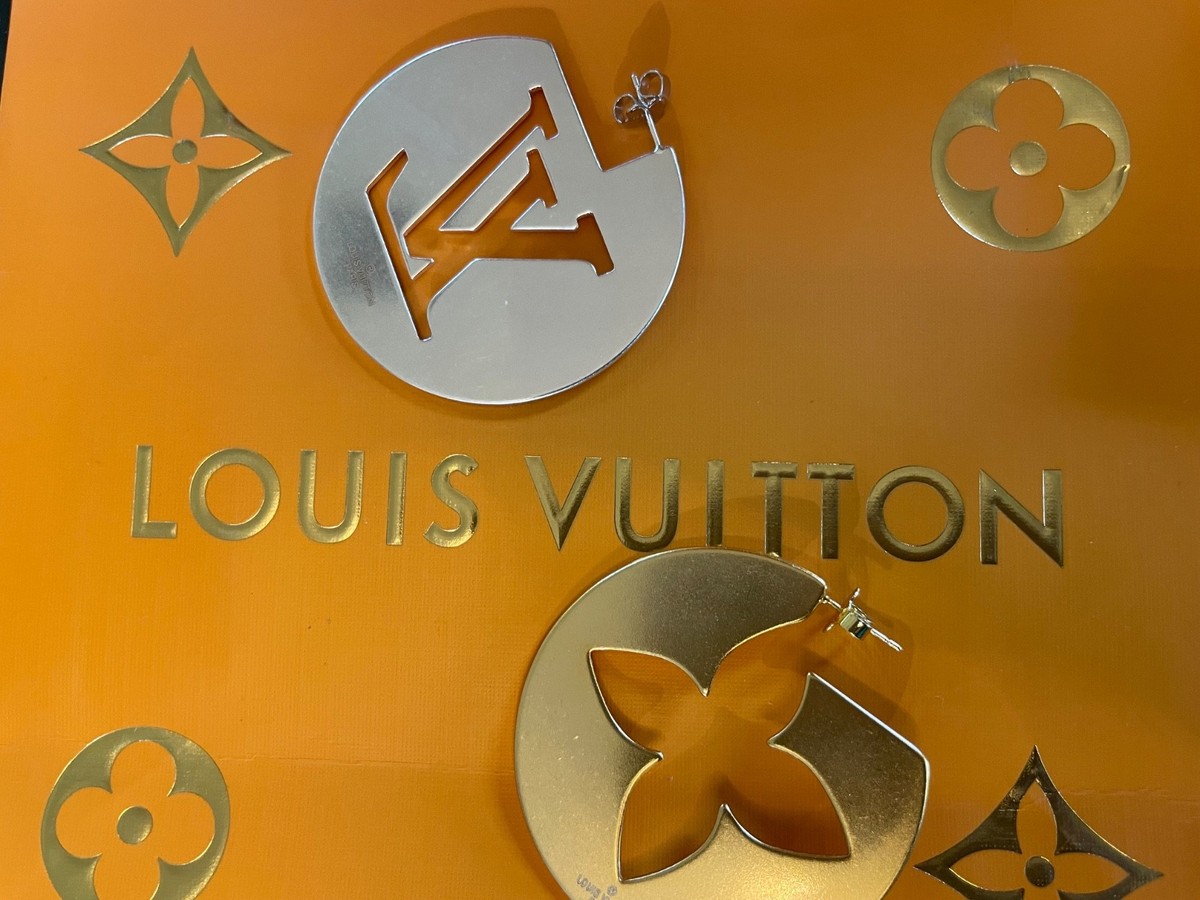 VINTAGE 18K Gold & Silver Platted Louis Vuitton Perfect