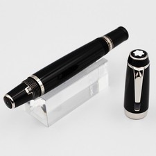 [Quasi come nuova] MONTBLANC Boheme Noir penna stilografica 14K 585 M pennino, pietra nera