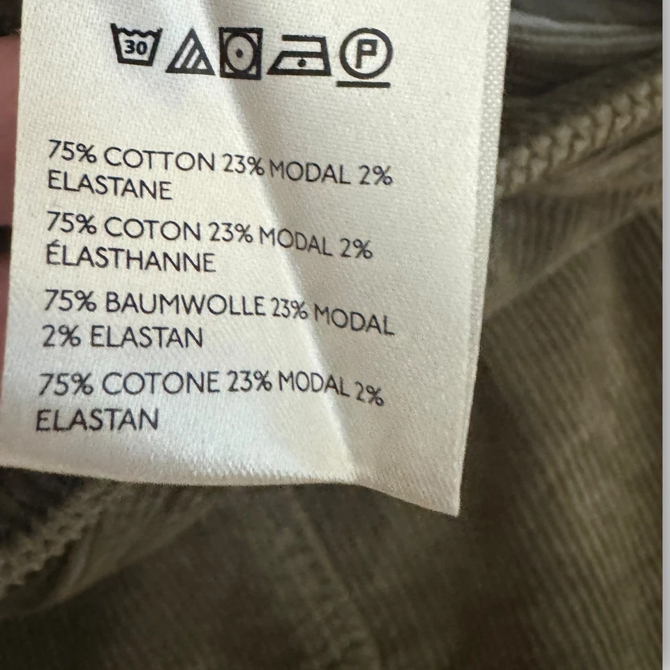 Pantalones PILCRO Anthropologie The Kenna Verde Oliva Musgo Pana Barril Talla 27 Foto 4 de 4