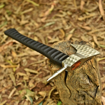 #ad HANDMADE HIGH CARBON STEEL HUNTING HATCHET TOMAHAWK AXE CAMPING amp; HIKING TOOL $59.46