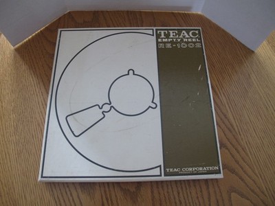 Купить vintage teac re 1002 empty metal take up reel 105x 14 made