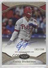 2020 Topps Tier One Prime Performers 102/299 Corey Dickerson #PPA-CD Auto 0a4s