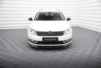 Maxton Design Frontlippe V.1 Passend FüR VW Passat B7 Schwarz Hochglanz