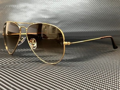 RAY BAN RB3025 001 51 Gold Pilot 55 mm Unisex Sunglasses