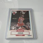 Fleer 1990-91 Series Michael Jordan Chicago Bulls #26 Basketball Card