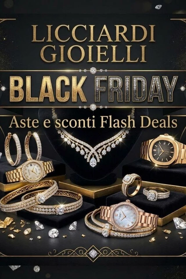 5 DAYS OF DEALS - Orologi, Gioielli in Oro 18kt - Argento e Bijoux
