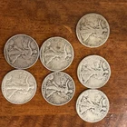 Walking Liberty Half Dollars, Lot of 7: 1918, 1920, 1935, 1941, 1943, 1945, 1947
