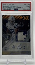 2020 Panini XR Michael Pittman Jr. Rookie Auto Patch 1/1 PSA 9 Indianapolis