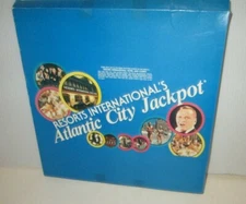RESORTS INTERNATIONAL ATLANTIC CITY NJ 1982 JACKPOT BOARD GAME SINATRA IMAGE