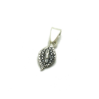 Stilvoller echter Sterling Silber Anhänger solide 925 handgemacht Empress