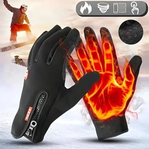 -30°F Winddichte Winterhandschuhe - Wasserdicht & Touchscreen Kompatibel - Warmer Handschuh - Bild 2 von 6