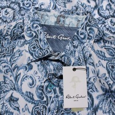 Robert Graham NWT Millennium Casual Button Down Shirt Sz XL Classic Fit in Blue