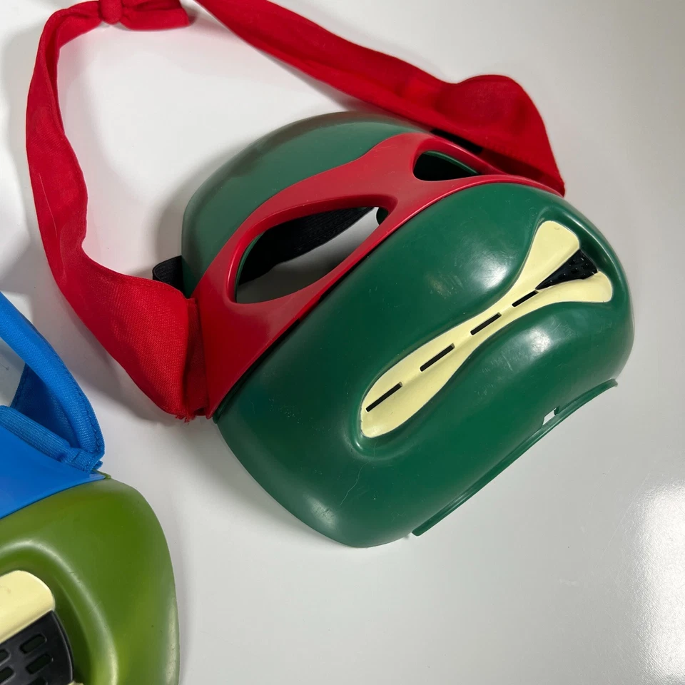 TMNT Teenage Mutant Ninja Turtles 2013 Viacom Halloween Disfraz Máscara Lote de 2 Foto 4 de 4