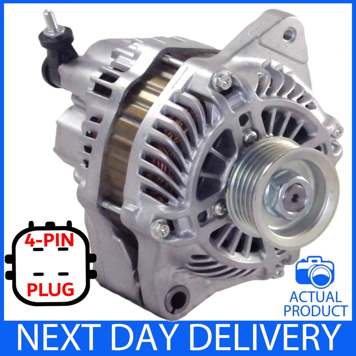 4-PIN ALTERNATOR fits SUZUKI SWIFT SPORT MK3 1.6 PETROL M16A 2006